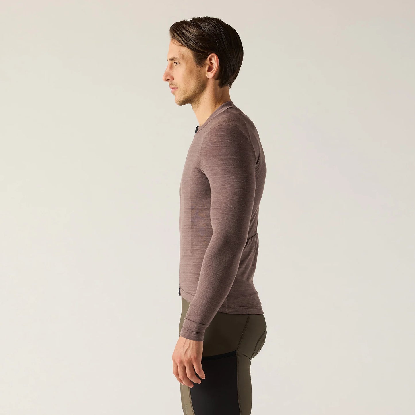 VELOCIO Luxe Merino Long Sleeve Jersey - Plum Truffle