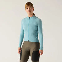 VELOCIO Luxe Merino Maillot manches longues femme - Cameo Blue