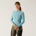 VELOCIO Luxe Merino Women Long Sleeve Jersey - Cameo Blue