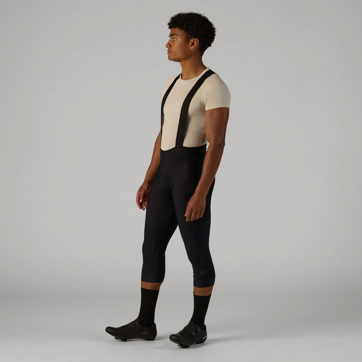 VELOCIO Luxe Thermal 3/4 Bib Tight - Black