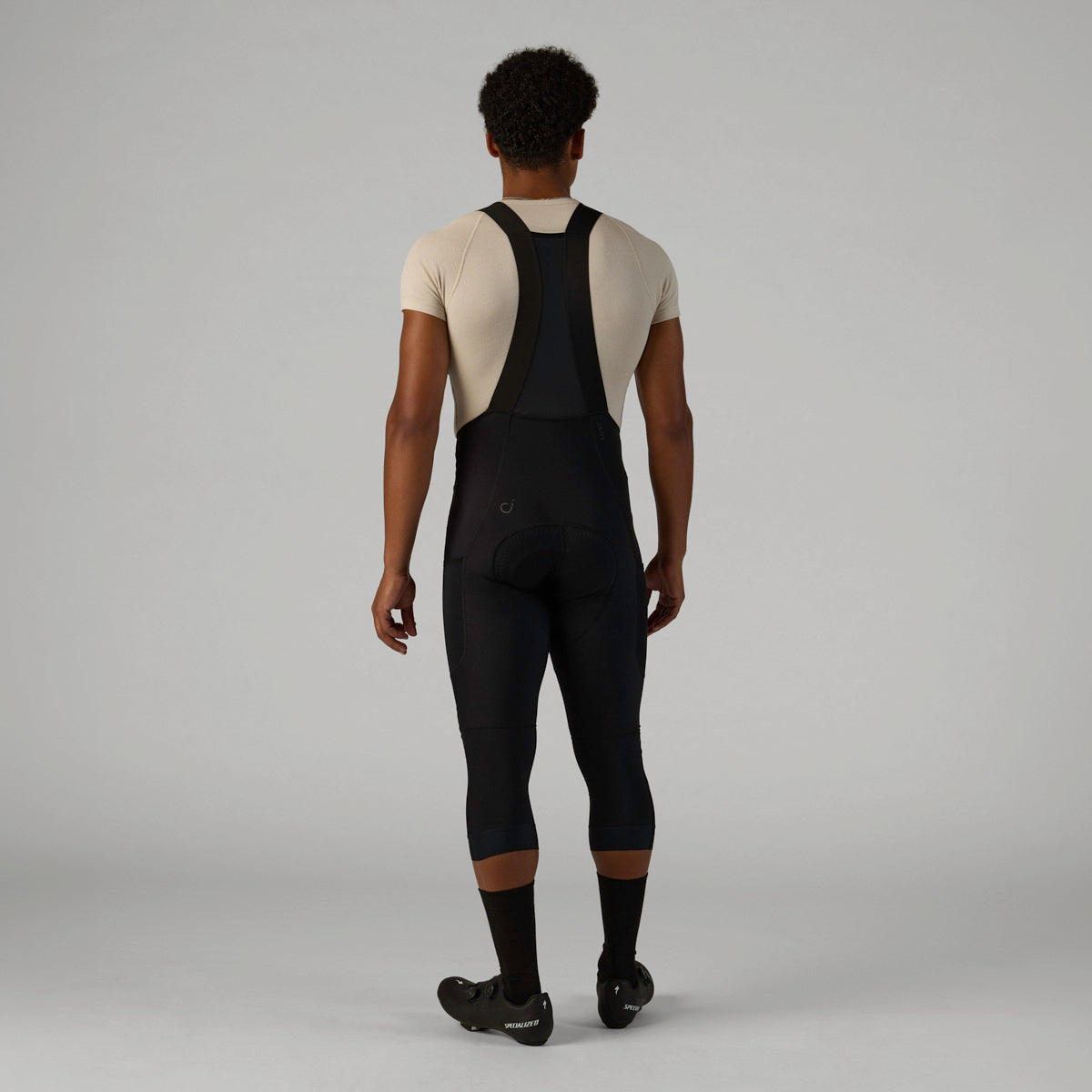 VELOCIO Luxe Thermal 3/4 Bib Tight - Black