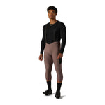 VELOCIO Luxe Thermal 3/4 Bib Tight - Plum Truffle