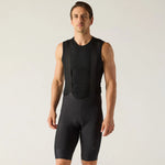 VELOCIO Luxe Thermal Cargo Bib Shorts - Black