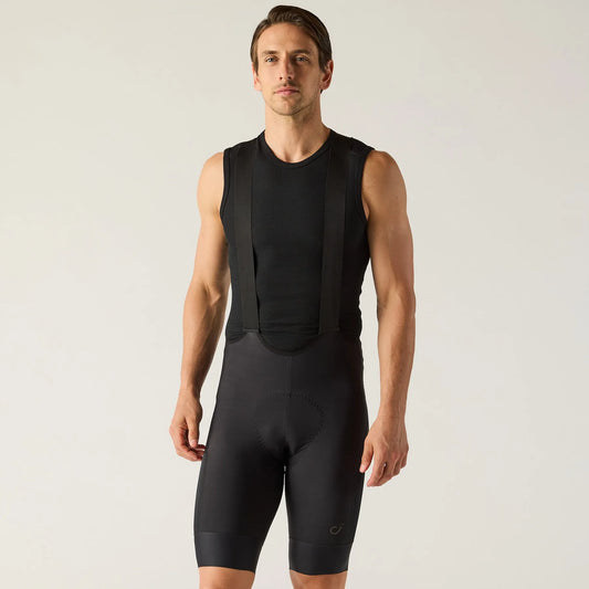 VELOCIO Luxe Thermal Cargo Bib Shorts - Black