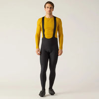 VELOCIO Luxe Thermal Cargo Cykelbukser med seler Cykelbukser med seler Tights - Sort