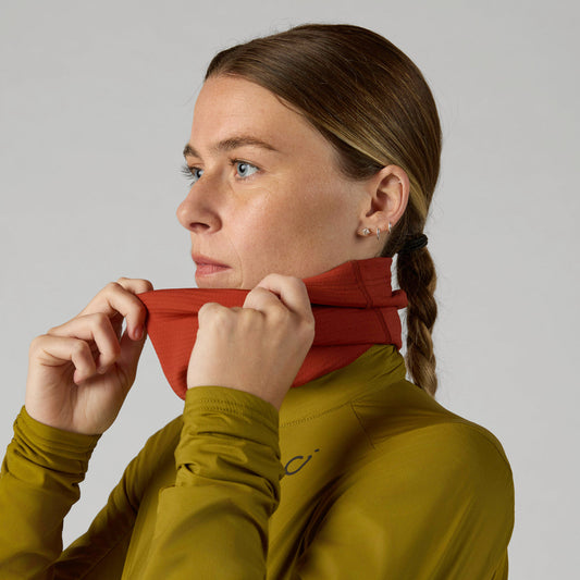 VELOCIO Luxe Thermal Collar - Red Ochre