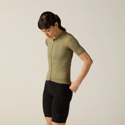 VELOCIO Luxe Ultralight Women Jersey - Deep Lichen