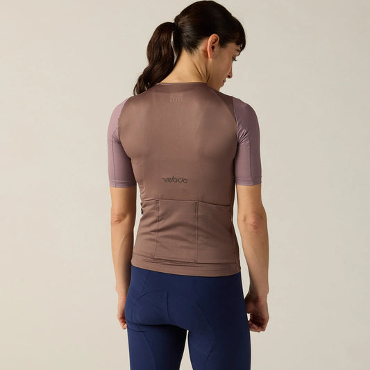 VELOCIO Luxe Ultralight Women Jersey - Plum Truffle