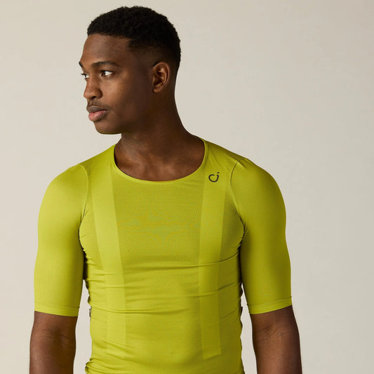 VELOCIO Luxe Ultralight Zipperless Jersey - Bright Chartreuse