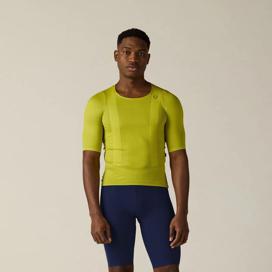 VELOCIO Luxe Ultralight Zipperless Jersey - Bright Chartreuse