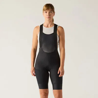 VELOCIO Luxe Women Cargo Thermal Bib Short - Black