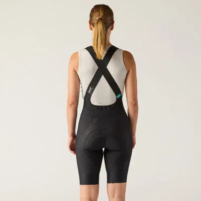 VELOCIO Luxe Women Cargo Thermal Bib Short - Black