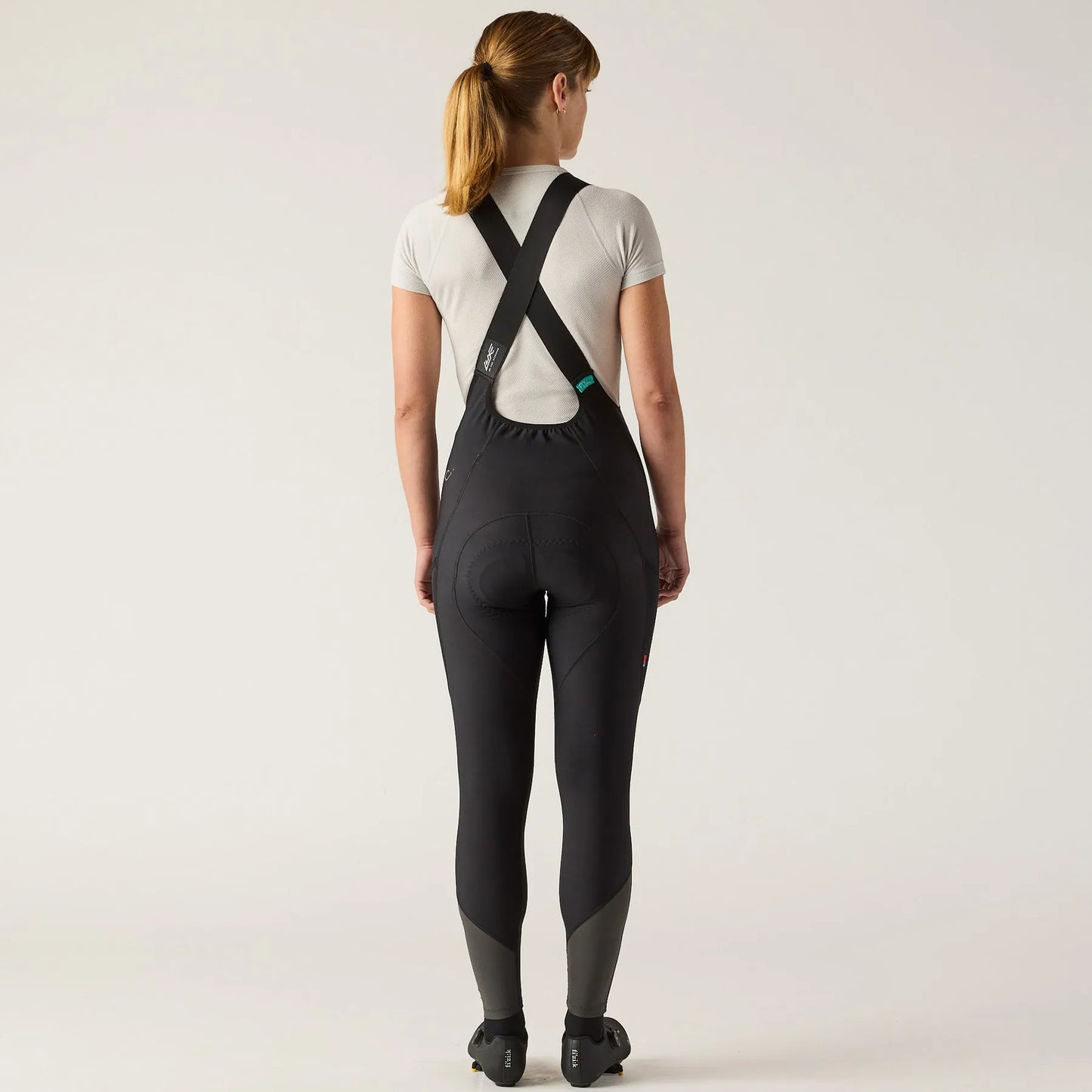 VELOCIO Luxe Women Thermal Bib Tight - Black