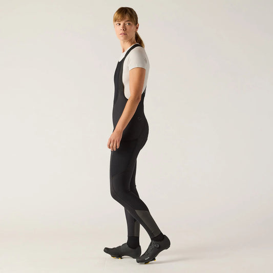 VELOCIO Luxe Women Thermal Bib Tight - Black