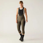 VELOCIO Luxe Women Thermal Cargo Bib Knicker - Black Olive
