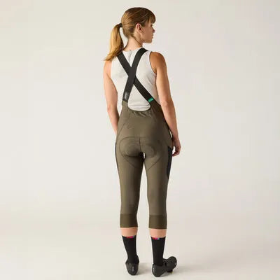 VELOCIO Luxe Women Thermal Cargo Bib Knicker - Black Olive