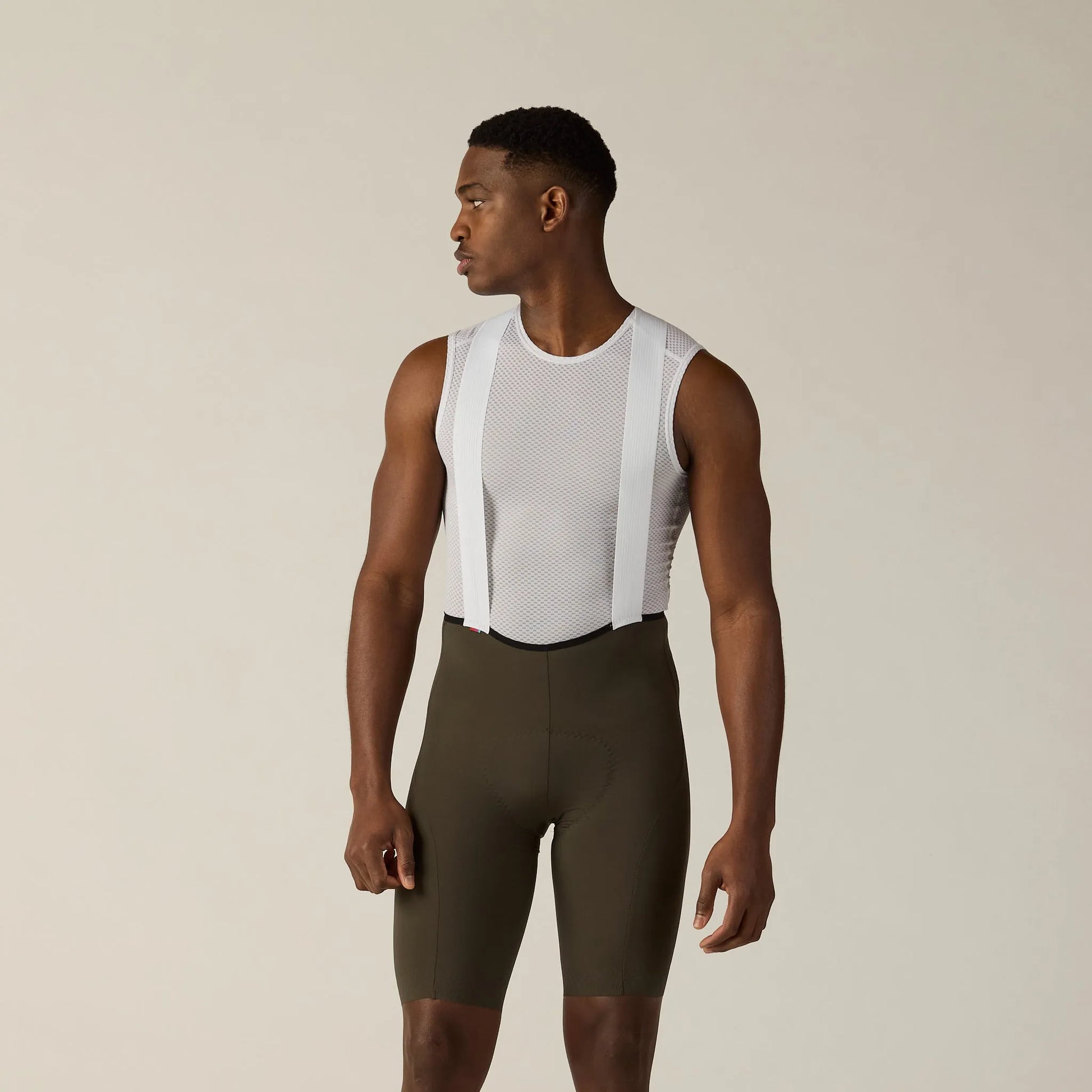 VELOCIO Men's LUXE Ultralight Bib Short - Black Olive
