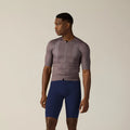 VELOCIO Men's LUXE Ultralight Jersey - Plum Truffle