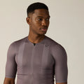 VELOCIO Men's LUXE Ultralight Jersey - Plum Truffle