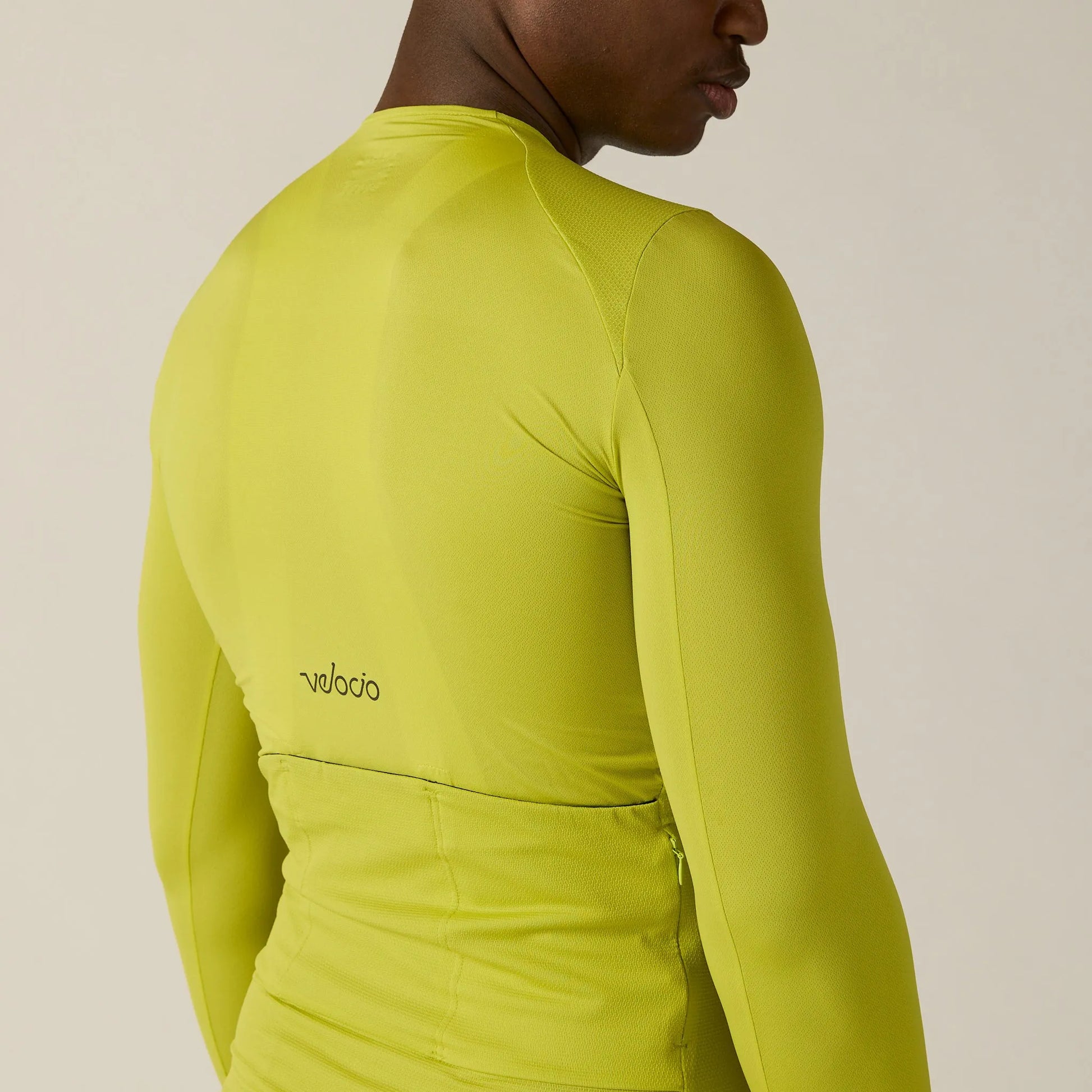 VELOCIO Men's LUXE Ultralight Long Sleeve - Bright Chartreuse