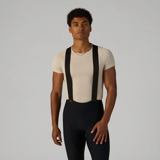 VELOCIO Merino Mesh Short Sleeve Base Layer - Pumice Stone