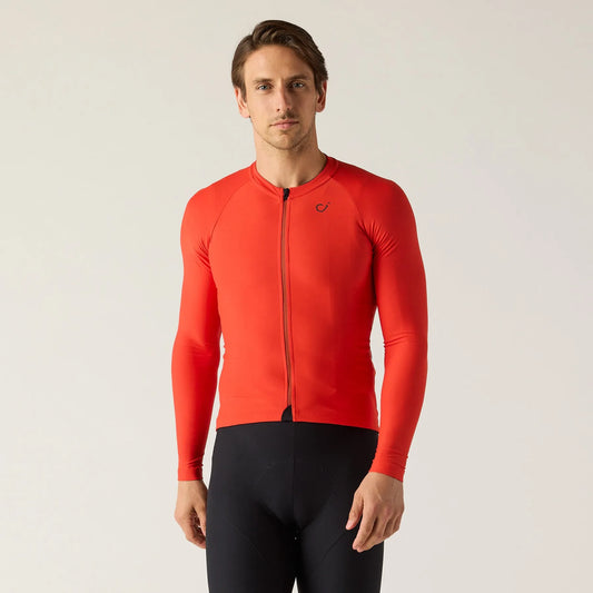 VELOCIO One Long Sleeve Jersey - Aurora Red