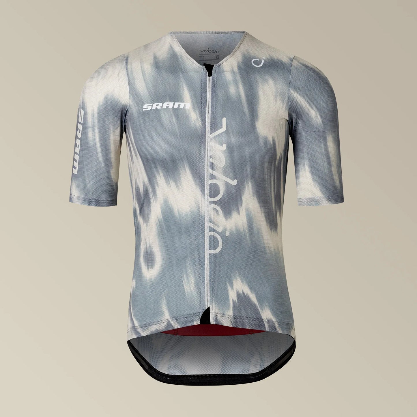 VELOCIO SRAM LUXE Ultralight Mesh Jersey - Grey Stroke