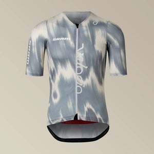 VELOCIO SRAM LUXE Ultralight Mesh Jersey - Grey Stroke