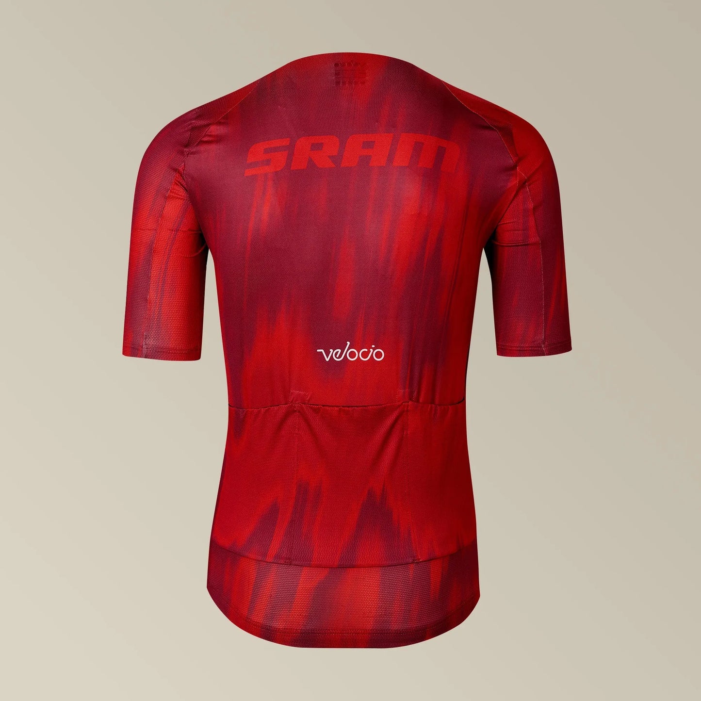 VELOCIO SRAM LUXE Ultralight Mesh Jersey - Red Stroke
