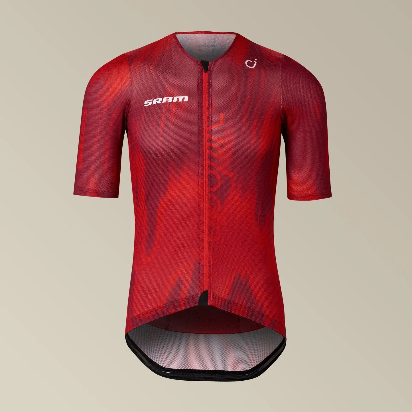 VELOCIO SRAM LUXE Ultralight Mesh Jersey - Red Stroke