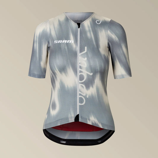 VELOCIO SRAM LUXE Women's Ultralight Mesh Jersey - Grey Stroke