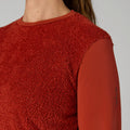 VELOCIO Women Air Pullover - Red Ochre