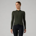 VELOCIO Women Luxe Merino Long Sleeve - Deep Forest
