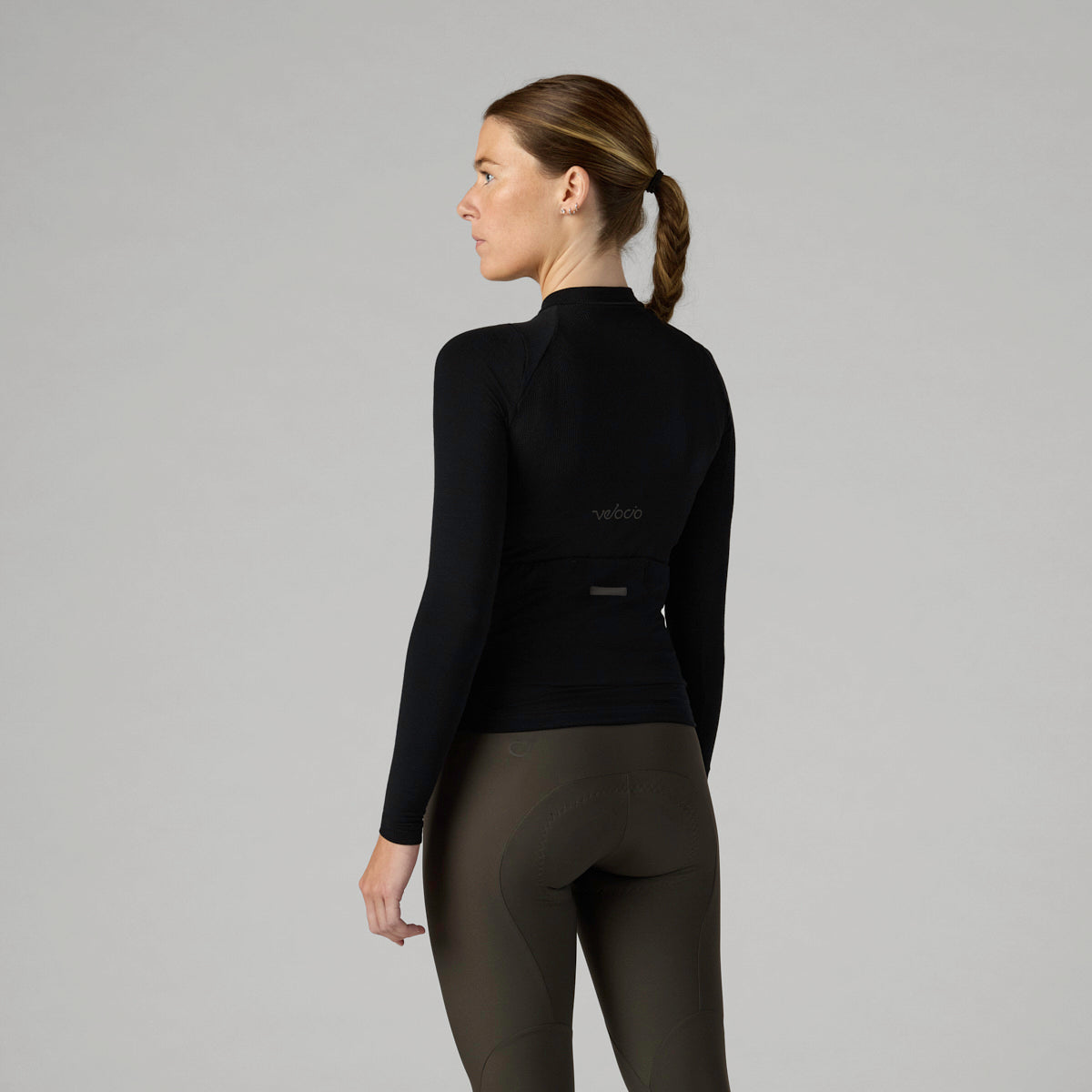 VELOCIO Women Luxe Merino Long Sleeve - Deep Forest