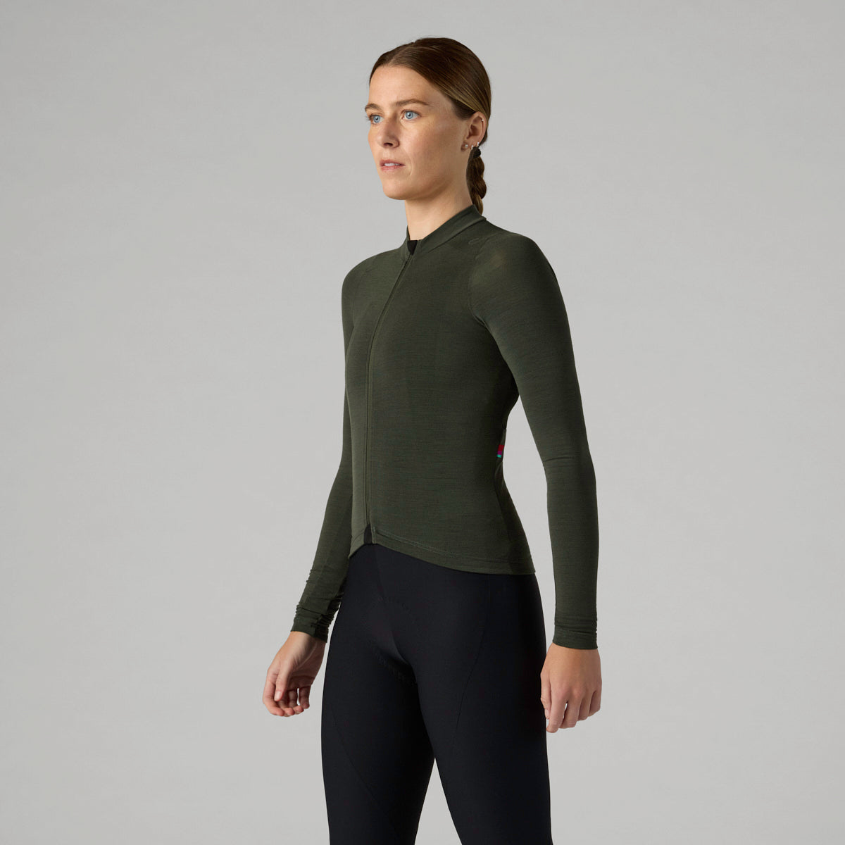 VELOCIO Women Luxe Merino Long Sleeve - Deep Forest