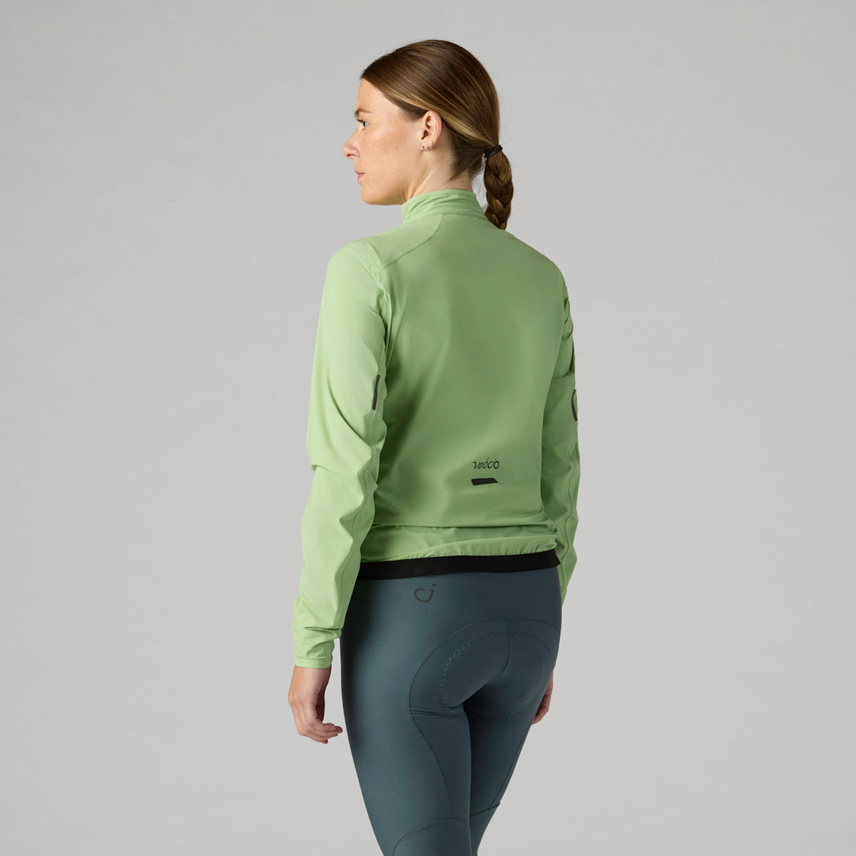 VELOCIO Women Luxe Ultralight Rain Jacket - Pistachio