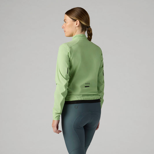 VELOCIO Women Luxe Ultralight Rain Jacket - Pistachio