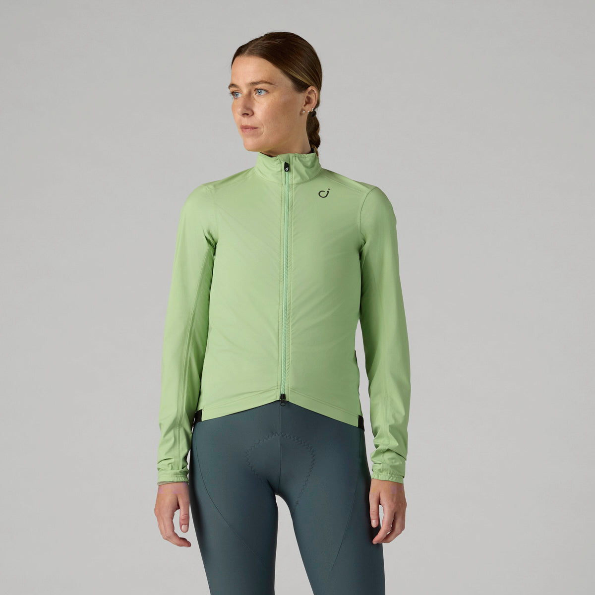 VELOCIO Women Luxe Ultralight Rain Jacket - Pistachio