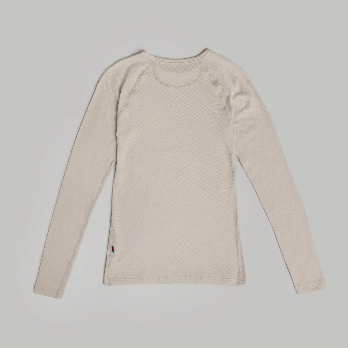 VELOCIO Women Merino Mesh Long Sleeve Base Layer - Pumice Stone