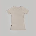 VELOCIO Women Merino Mesh Short Sleeve Base Layer - Pumice Stone