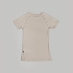 VELOCIO Women Merino Mesh Short Sleeve Base Layer - Pumice Stone