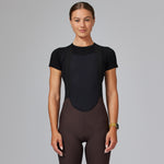 VELOCIO Women Merino Mesh Short Sleeve Base Layer - Black