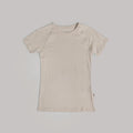 VELOCIO Women Merino Mesh Short Sleeve Base Layer - Pumice Stone