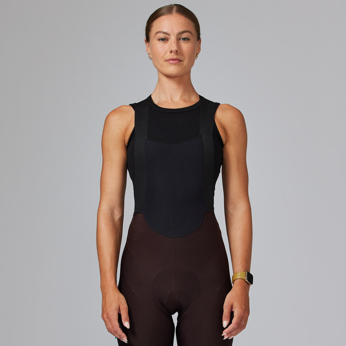 VELOCIO Women Merino Mesh Sleeveless Base Layer - Black