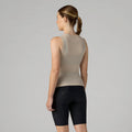 VELOCIO Women Merino Mesh Sleeveless Base Layer - Pumice Stone
