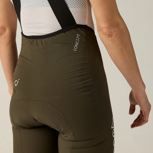 VELOCIO Women's CONCEPT Bib Short - Black Olive