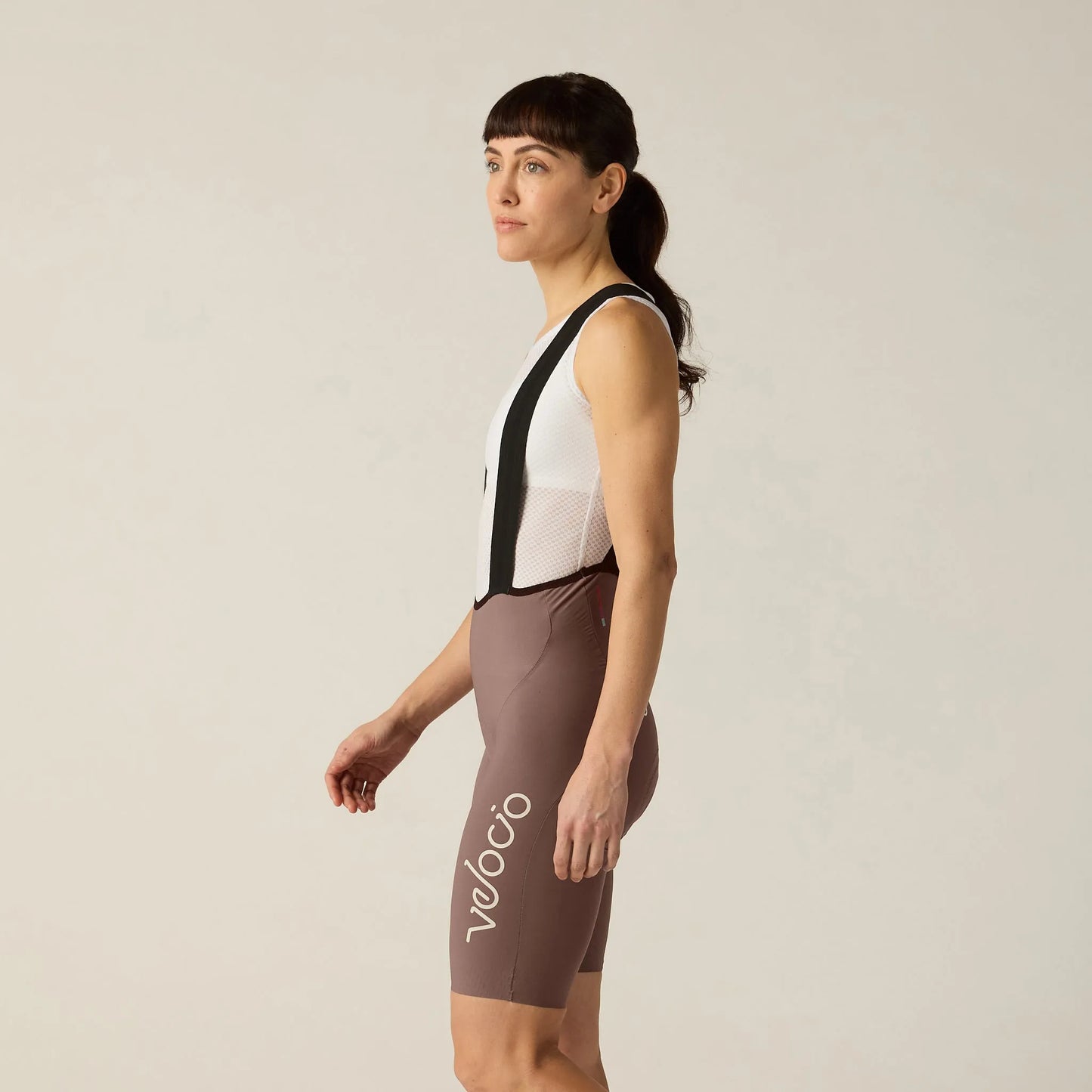 VELOCIO Women's CONCEPT Bib Short - Plum Truffle