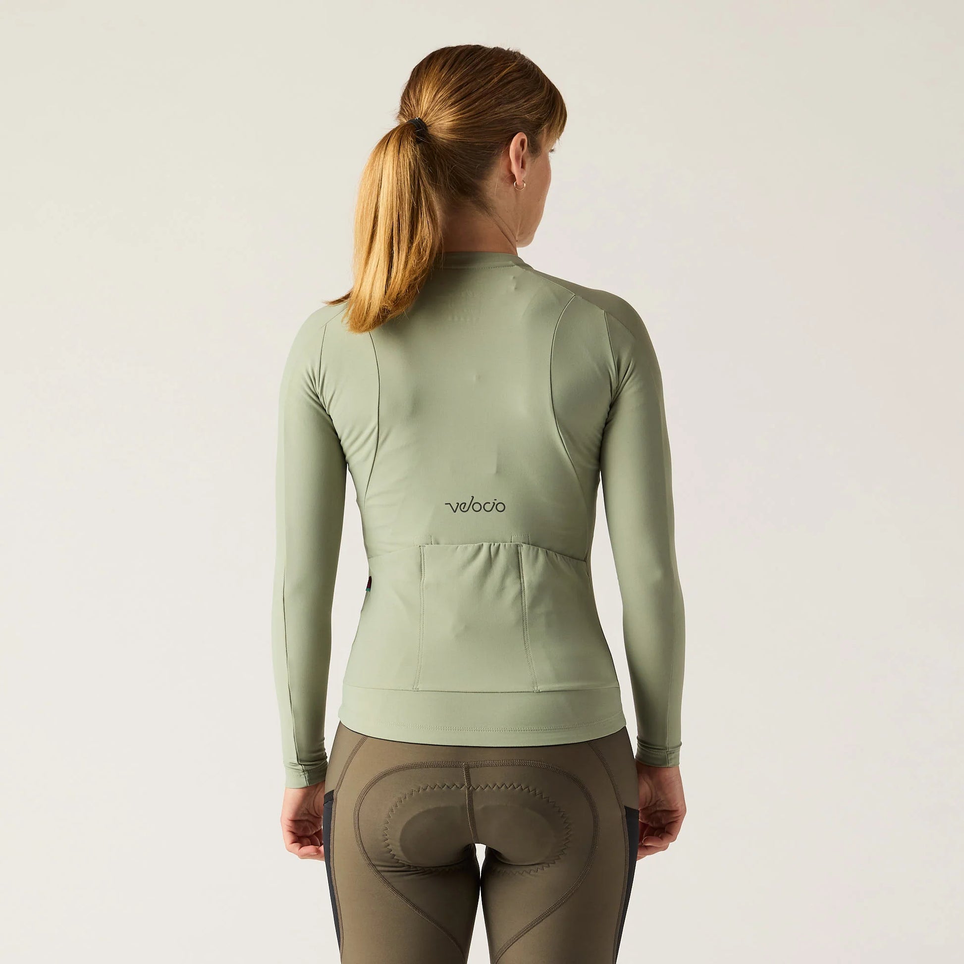 VELOCIO Women's One Long Sleeve Jersey - Lily Pad