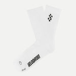 VELODROM Casual Race Logo Socks - White/Black