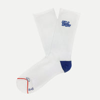 VELODROM Classic Series Casual Sokker - Hvid/Blue